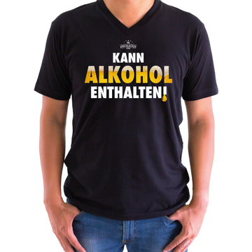 T-Shirt " Kann Alkohol enthalten"