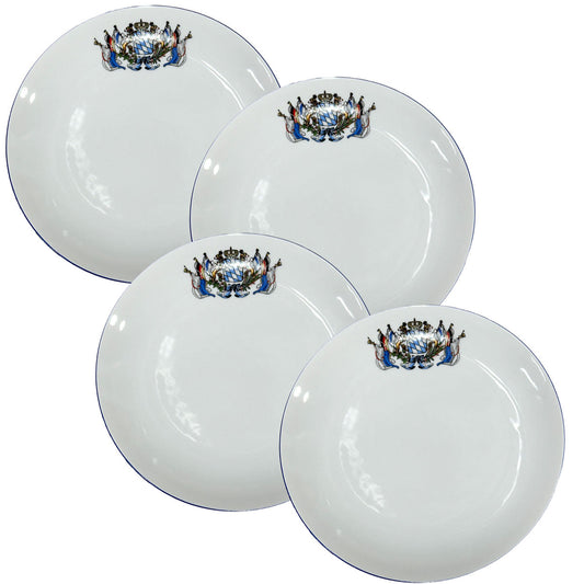 6-teiliges Bayerisches Weißwurst-Set mit Wappen