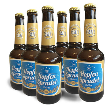 Sixpack Hopfensprudel Original ML Helles in 0,33 Liter Flasche Alc.5,2% vol. (6)