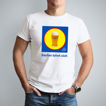 T-Shirt Saufen lohnt sich - Arschlecken350