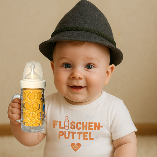 Baby-Body Flaschenputtel- Strampelanzug Geschenk für den Nachwuchs