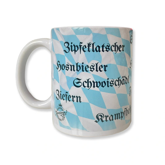 Kaffee Teetasse BayerischeSchimpfwörter