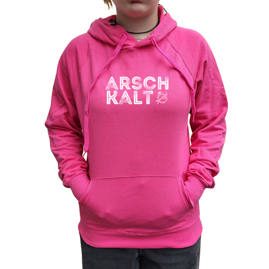 Hoodie Arschkalt Ladies Pink