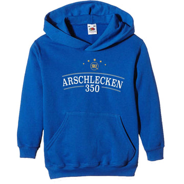 Arschlecken350 Hoodie, blau