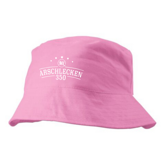 Fischerhut Arschlecken350, bedruckt Logo einfarbig