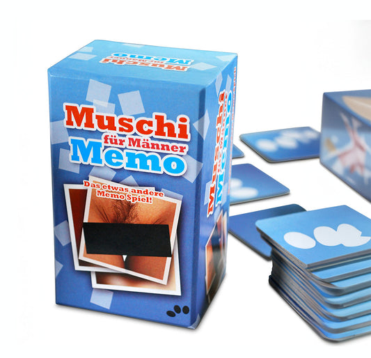 Muschi Memo - Erotik-Kartenspiel nur für Erwachsene