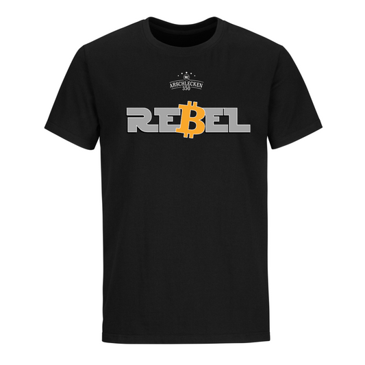T-Shirt Bitcoin Rebel schwarz