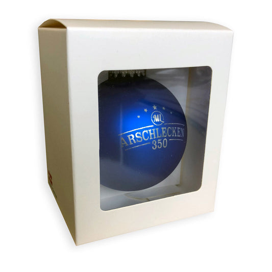 Weihnachtsbaumkugel Arschlecken 350