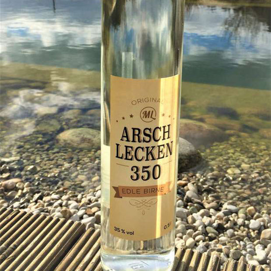 Arschlecken350  Williamsbirnen Schnaps