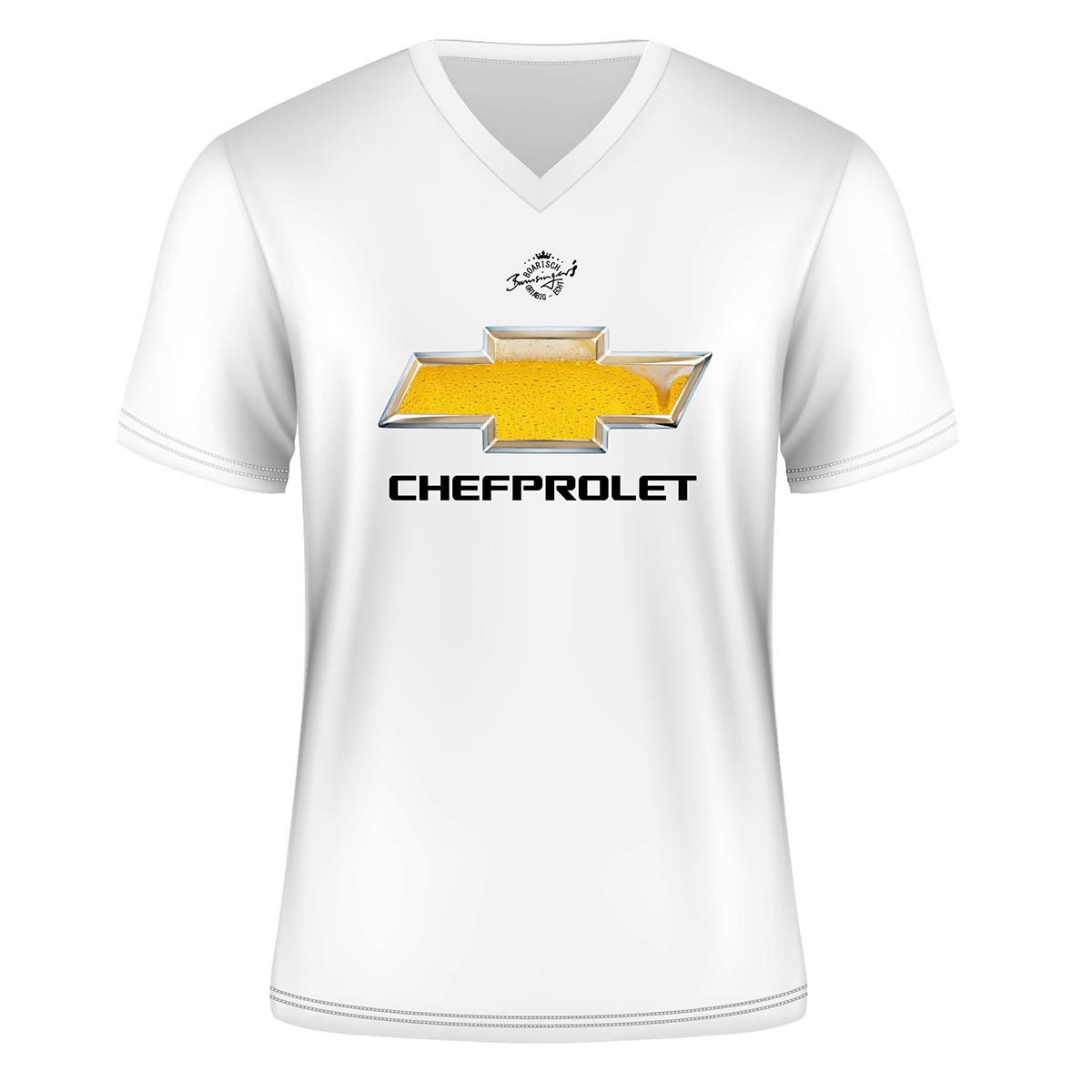 T-Shirt Chefprolet, Kurzarm, V-Neck
