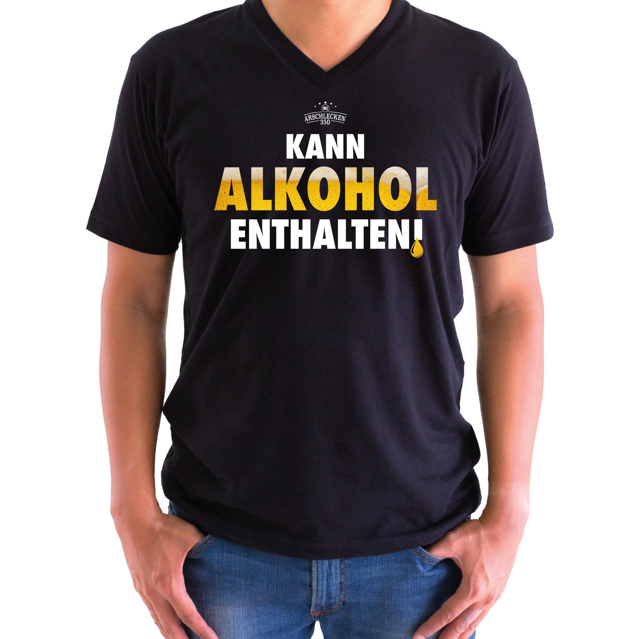 T-Shirt " Kann Alkohol enthalten"