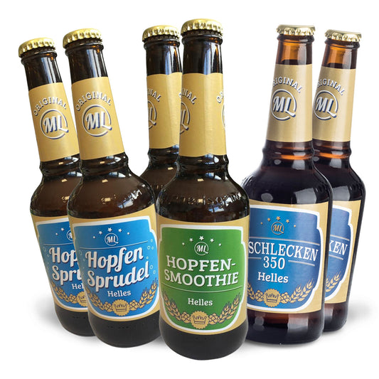 Sixpack 2x Arschlecken350, 2x Hopfensprudel, 2x Hopfensmoothie