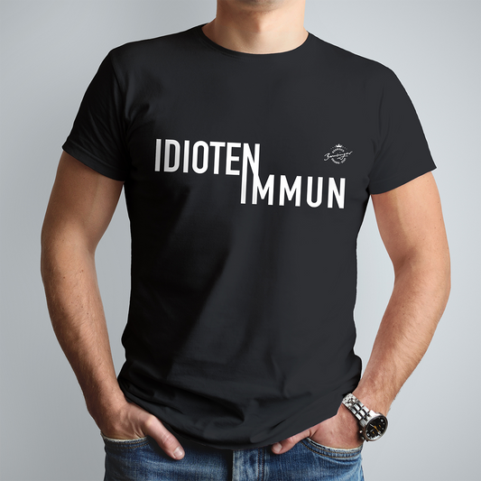 T-Shirt IDIOTENIMMUN