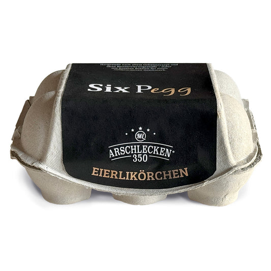 SixpEgg Arschlecken 350 Eierlikörchen 6x0,05l, 20% vol.