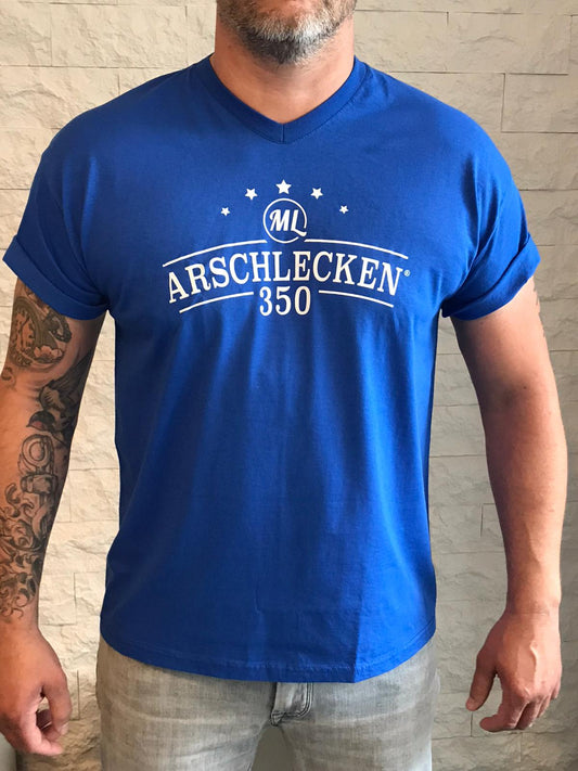 T-Shirt Arschlecken 350, royalblau