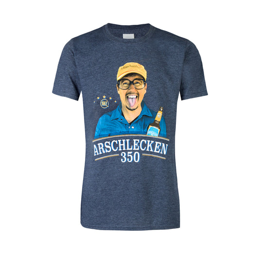 T Shirt Arschlecken350, Sepp Bumsinger Motiv