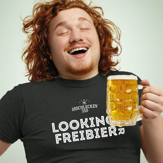 T Shirt "Looking for Freibier"