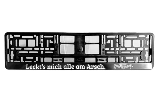Kennzeichenhalter Arschlecken 350