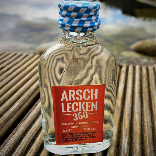 Arschlecken Klopfer Schnaps Spirituose 2 cl 35 % vol. 24 Stück/Pack