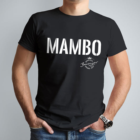 T Shirt Mambo Nr5 schwarz V Neck