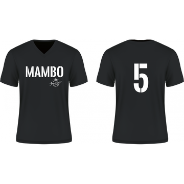 T Shirt Mambo Nr5 schwarz V Neck