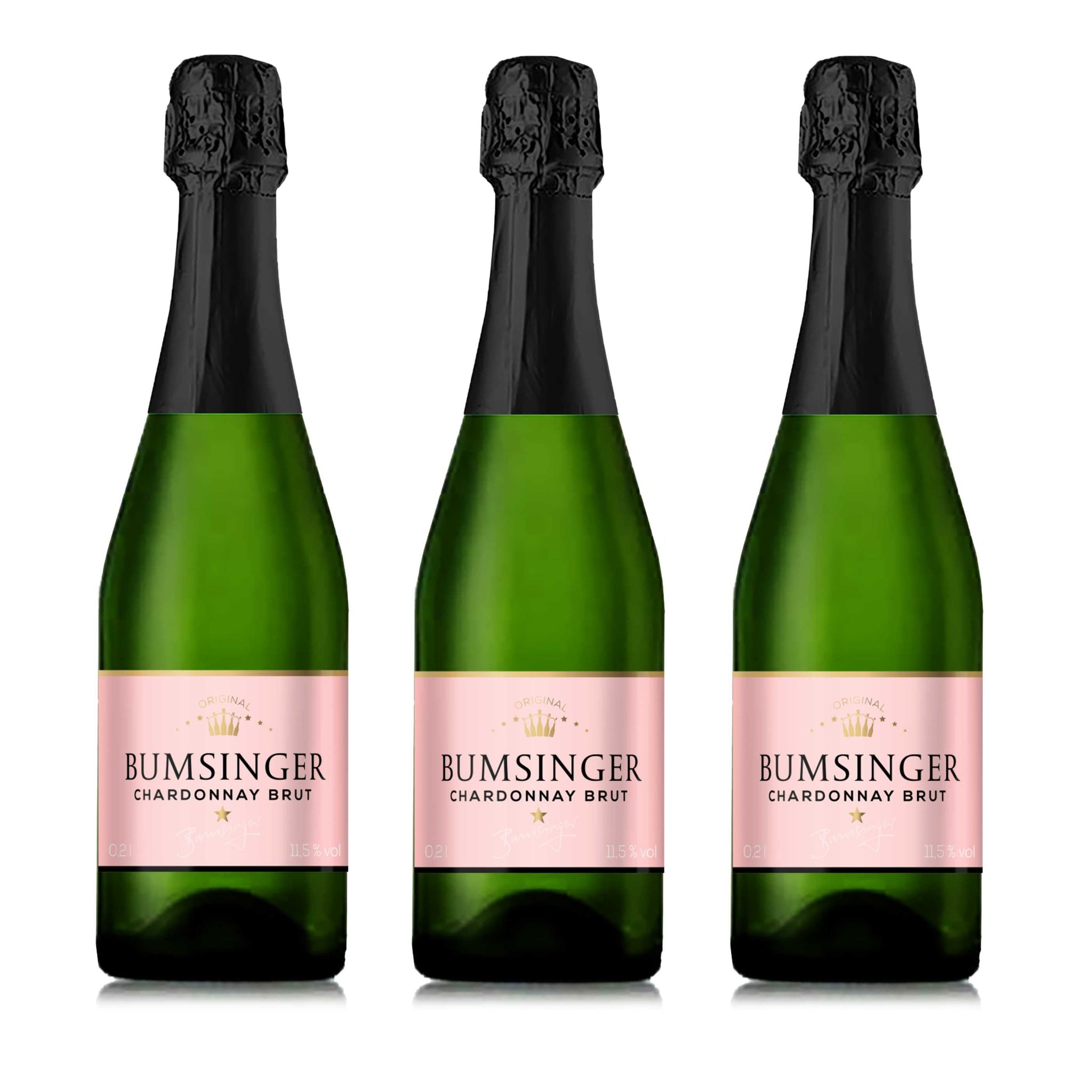 Chardonnay Bumsinger 0,2l 3er Set