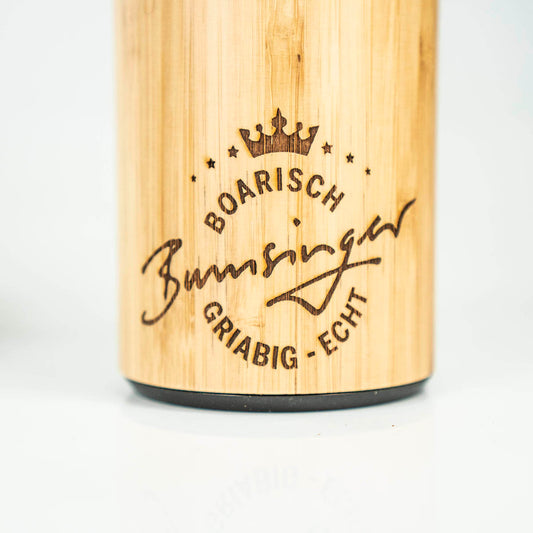 Bumsinger's Bambusflasche