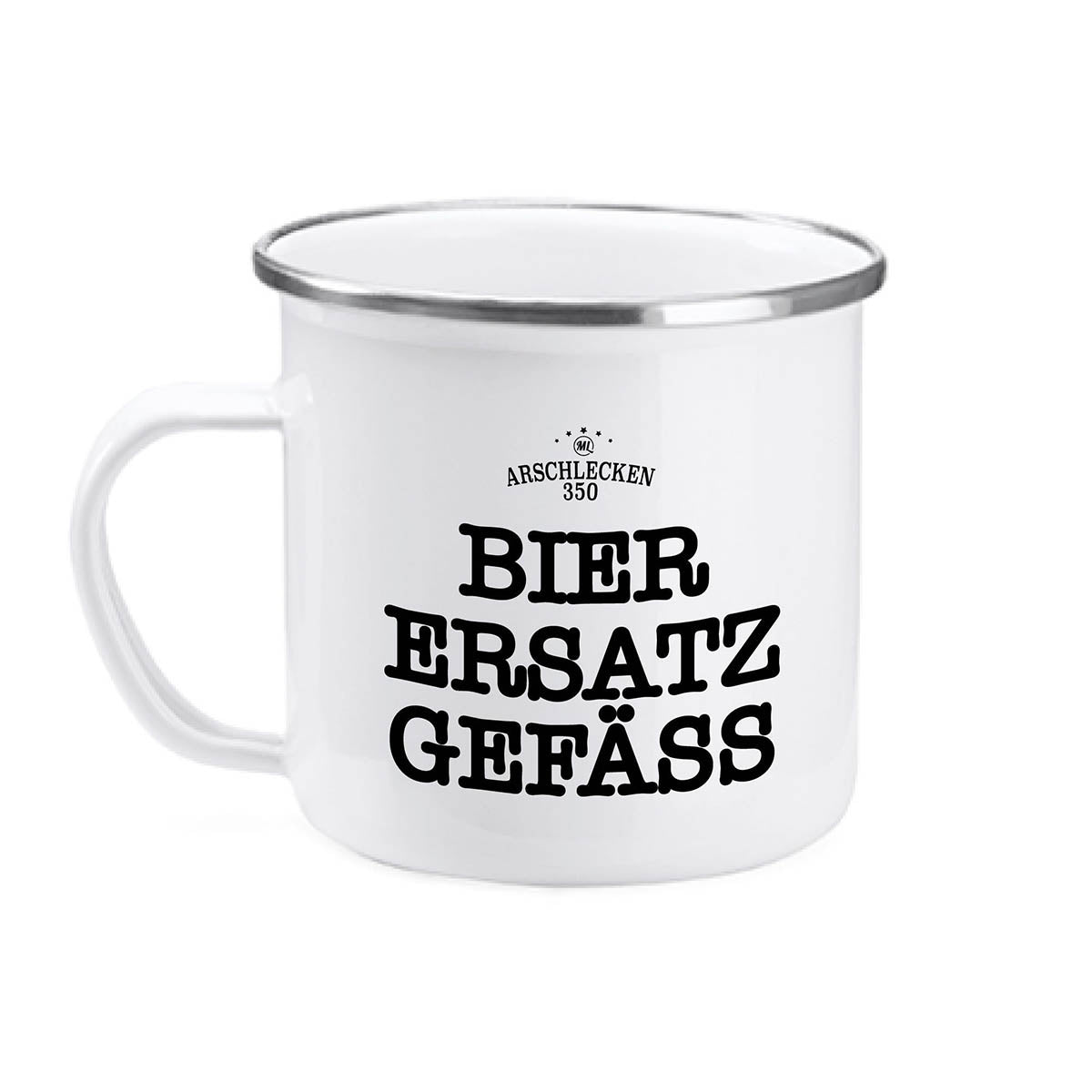 Bumsinger's Tasse Bier Ersatzgefäß, Emaille
