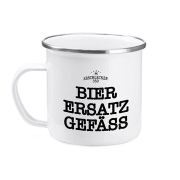 Bumsinger's Tasse Bier Ersatzgefäß, Emaille