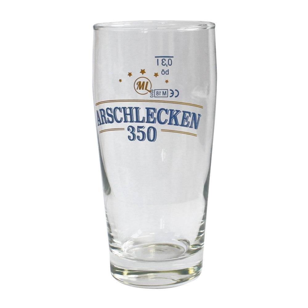 Bierglas Willibecher 0,3 Liter Arschlecken350